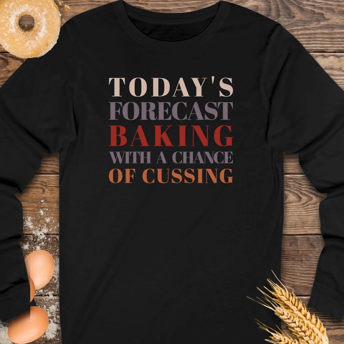 Chance of Cussing Long Sleeve Tee