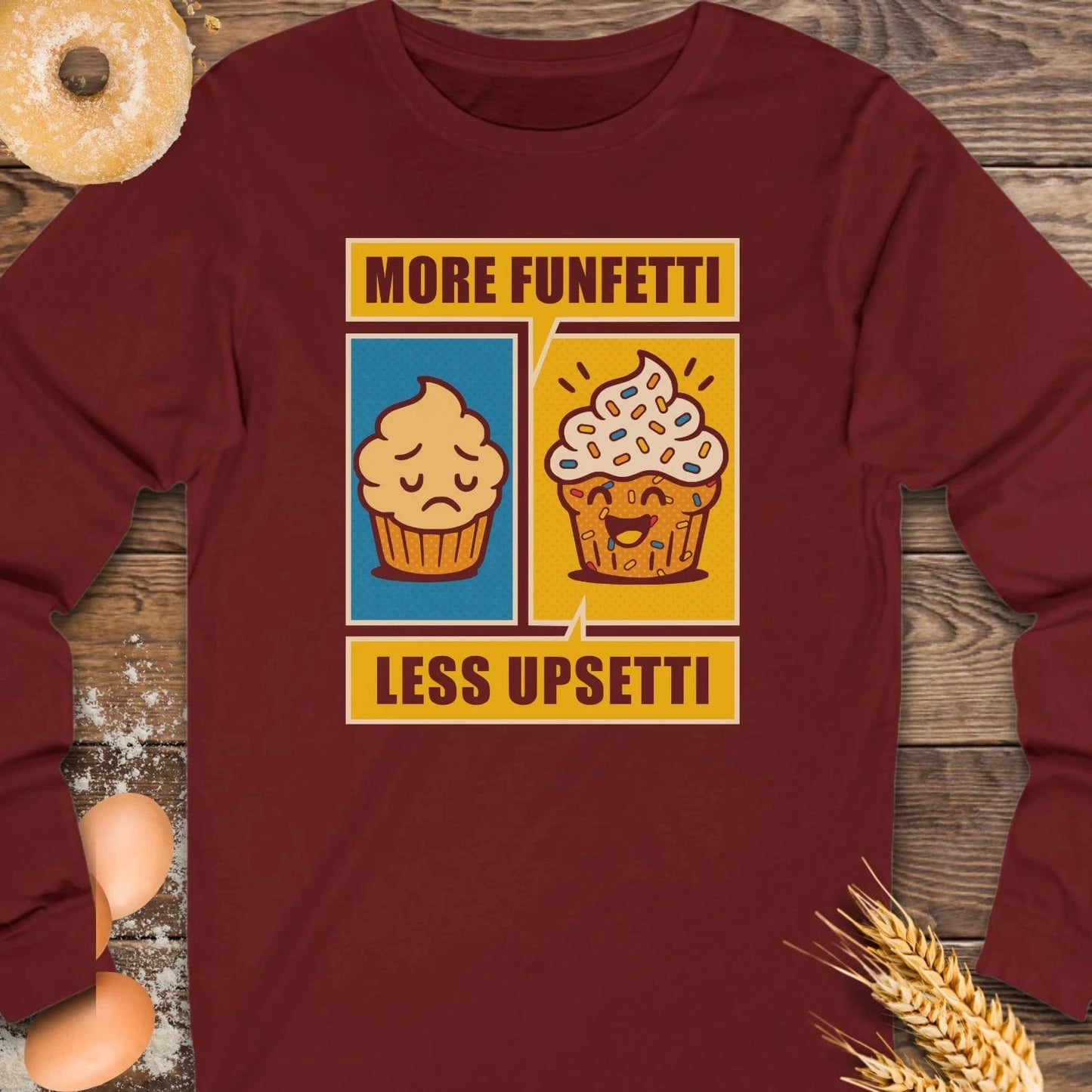 More Funfetti Long Sleeve Tee