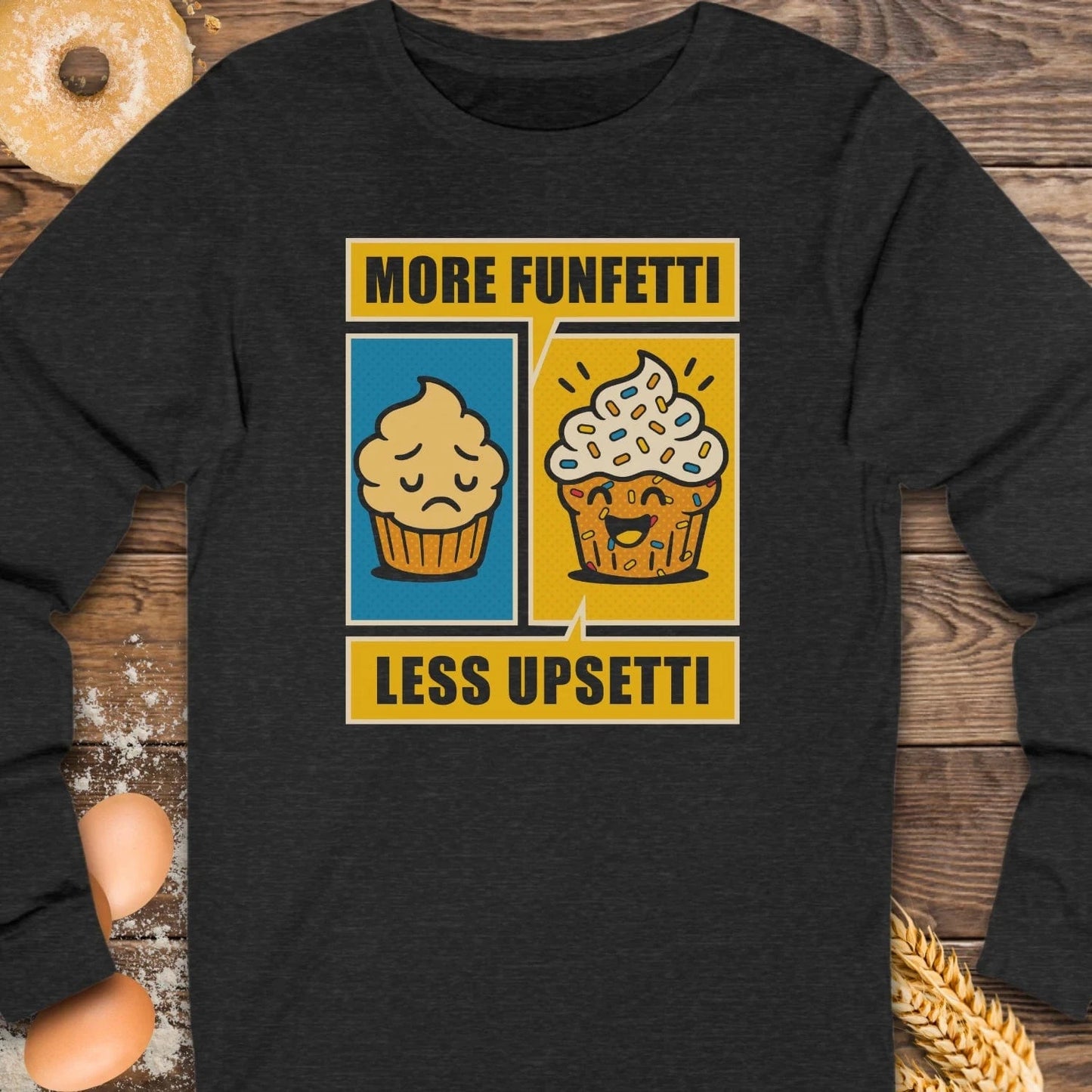 More Funfetti Long Sleeve Tee