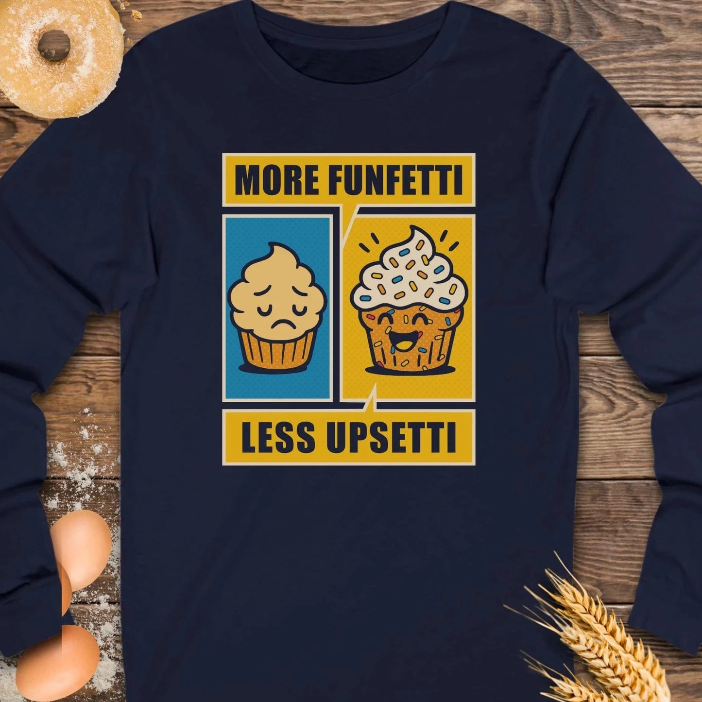 More Funfetti Long Sleeve Tee