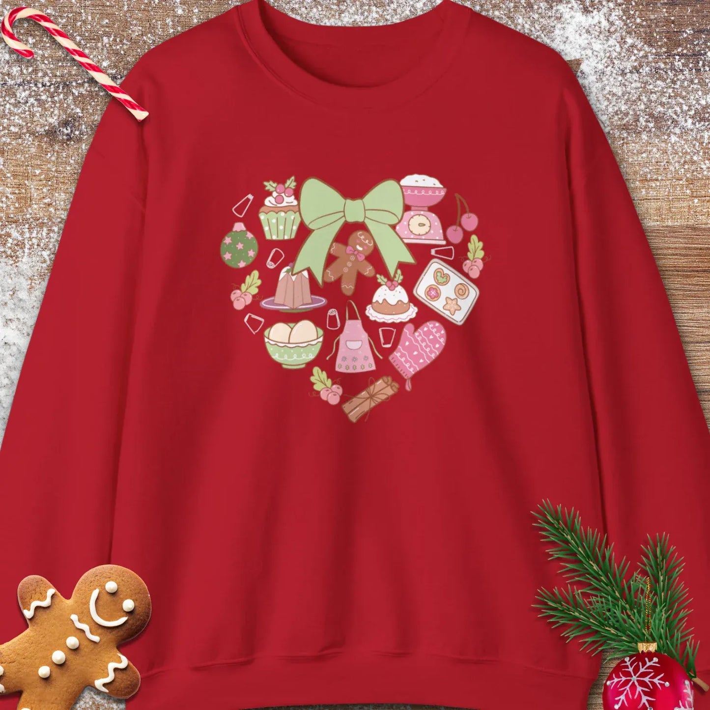 Christmas Heart Sweatshirt