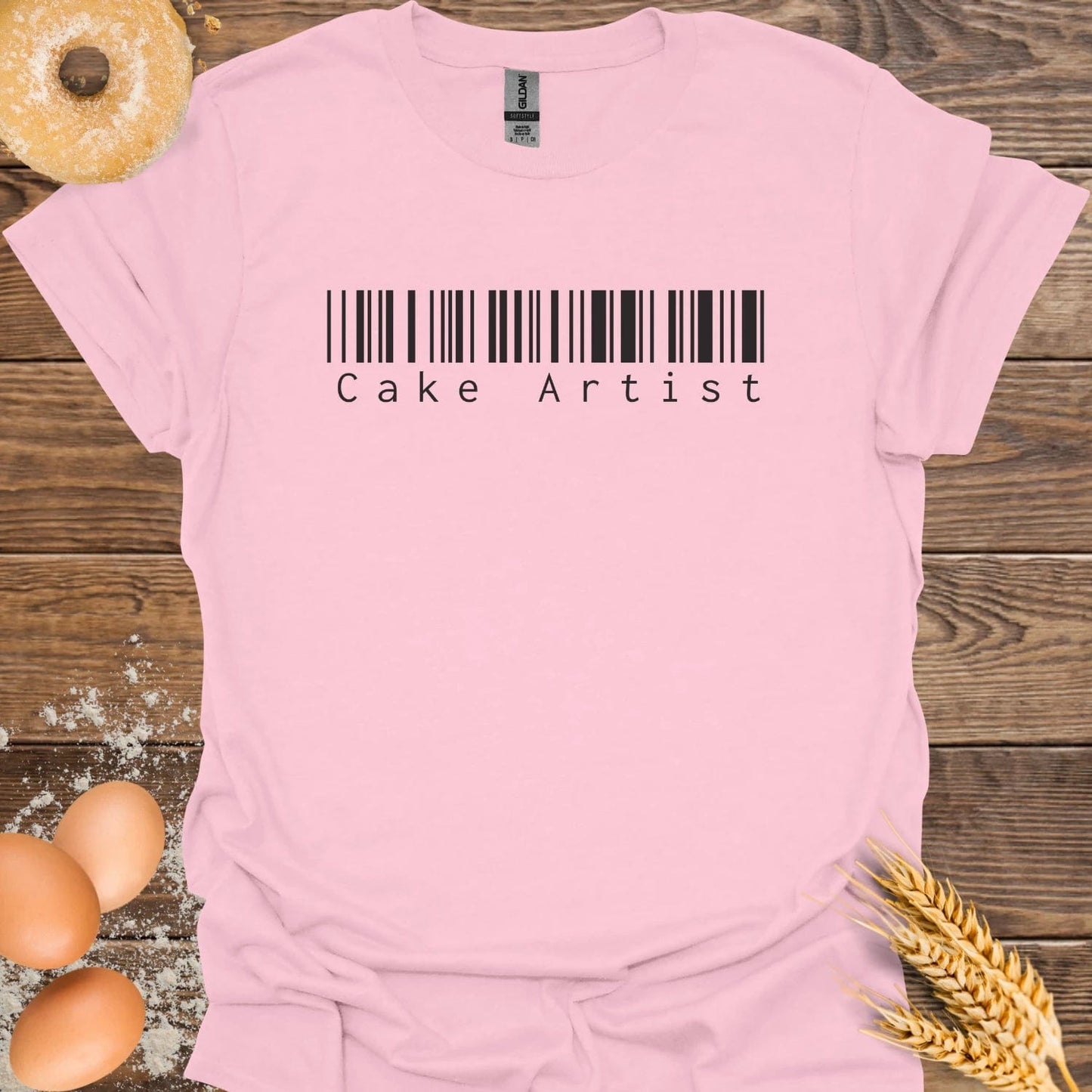 Cake Artist Barcode T-Shirt