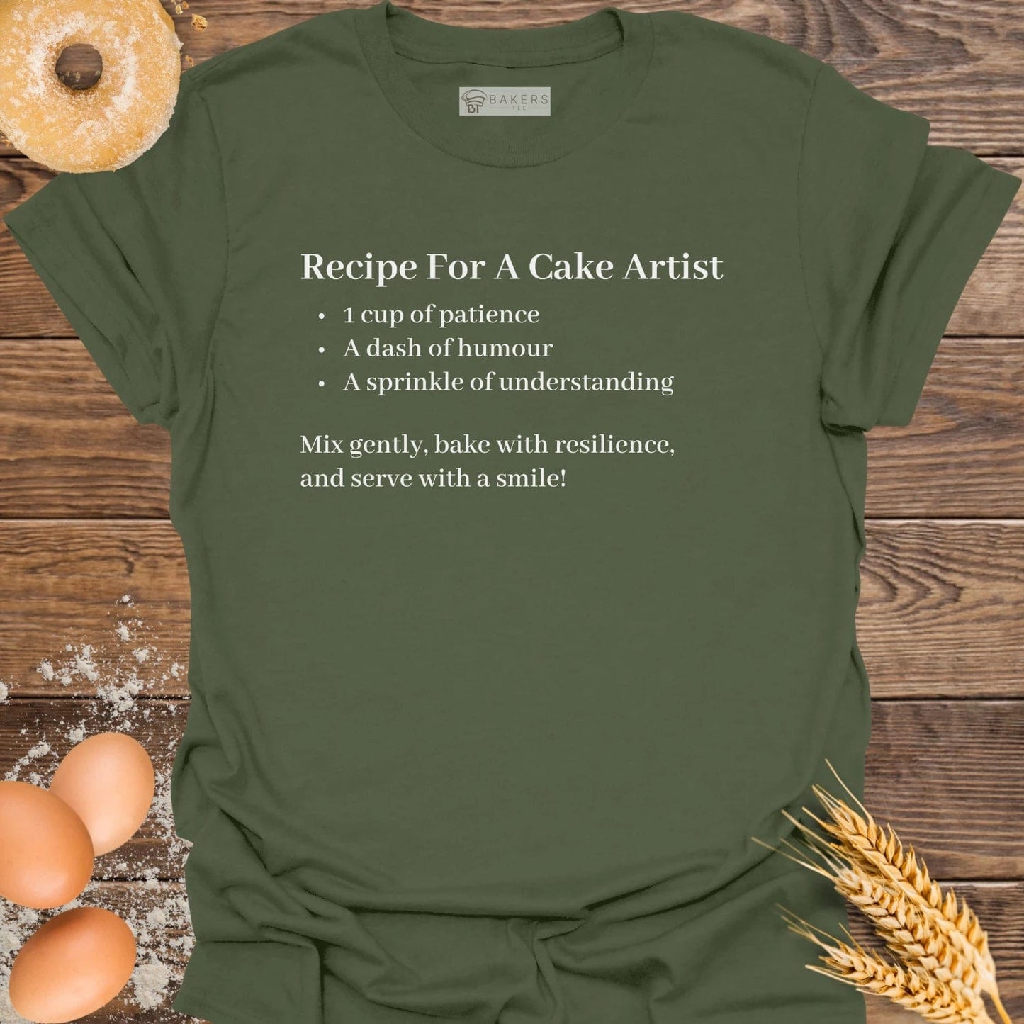 Recipe for a Cake Artist T-Shirt