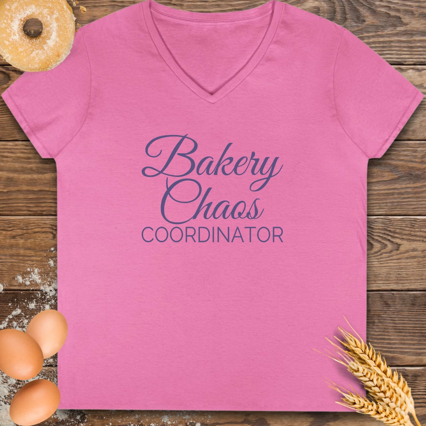 Bakery Chaos V-Neck T-Shirt