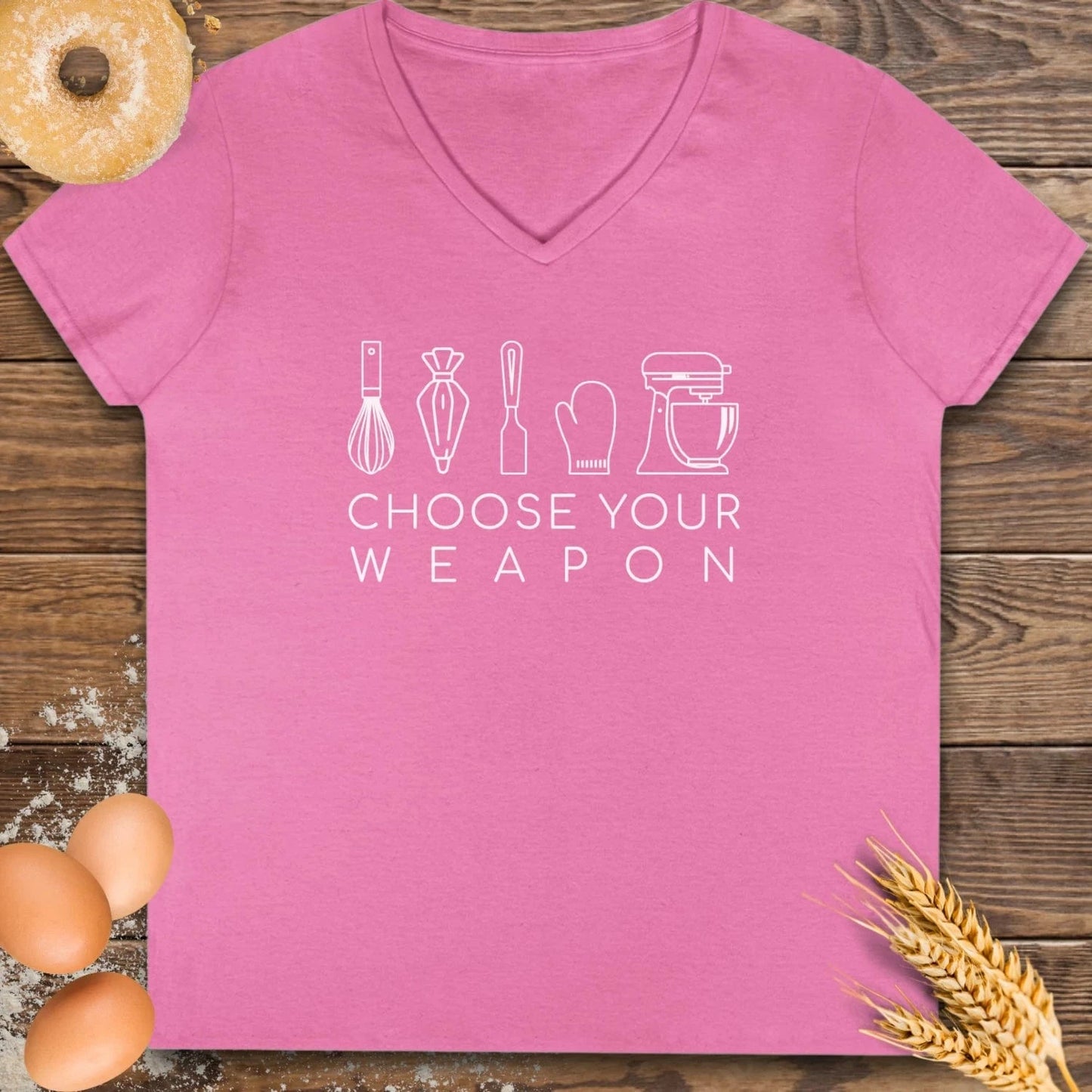 Choose Your Weapon V-Neck T-Shirt