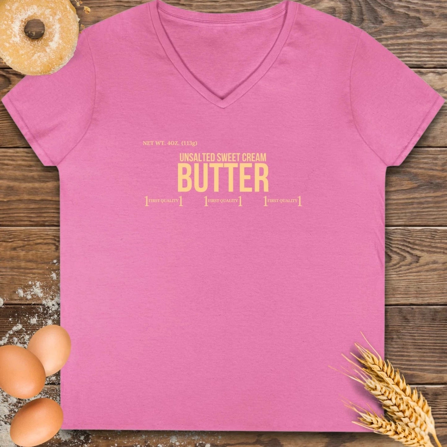 Unsalted Butter V-Neck