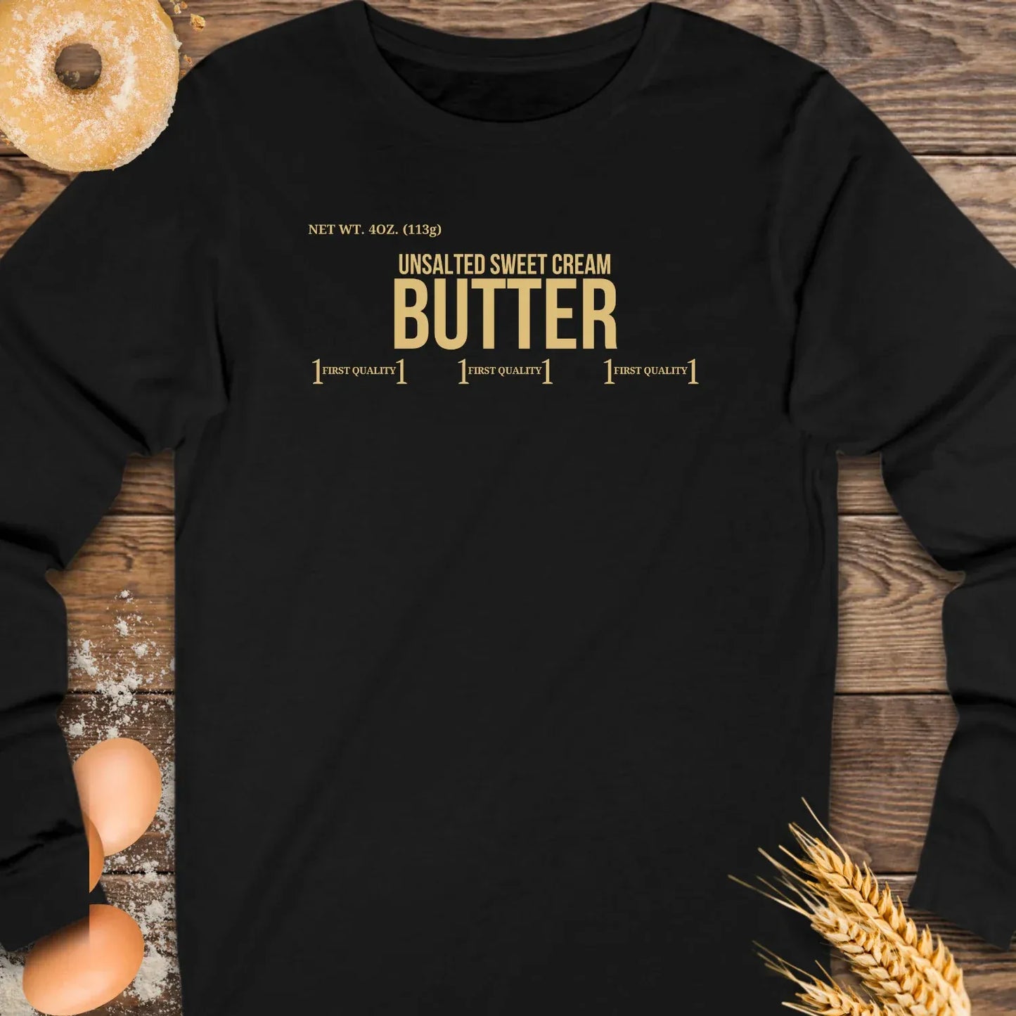 Unsalted Butter Long Sleeve Tee