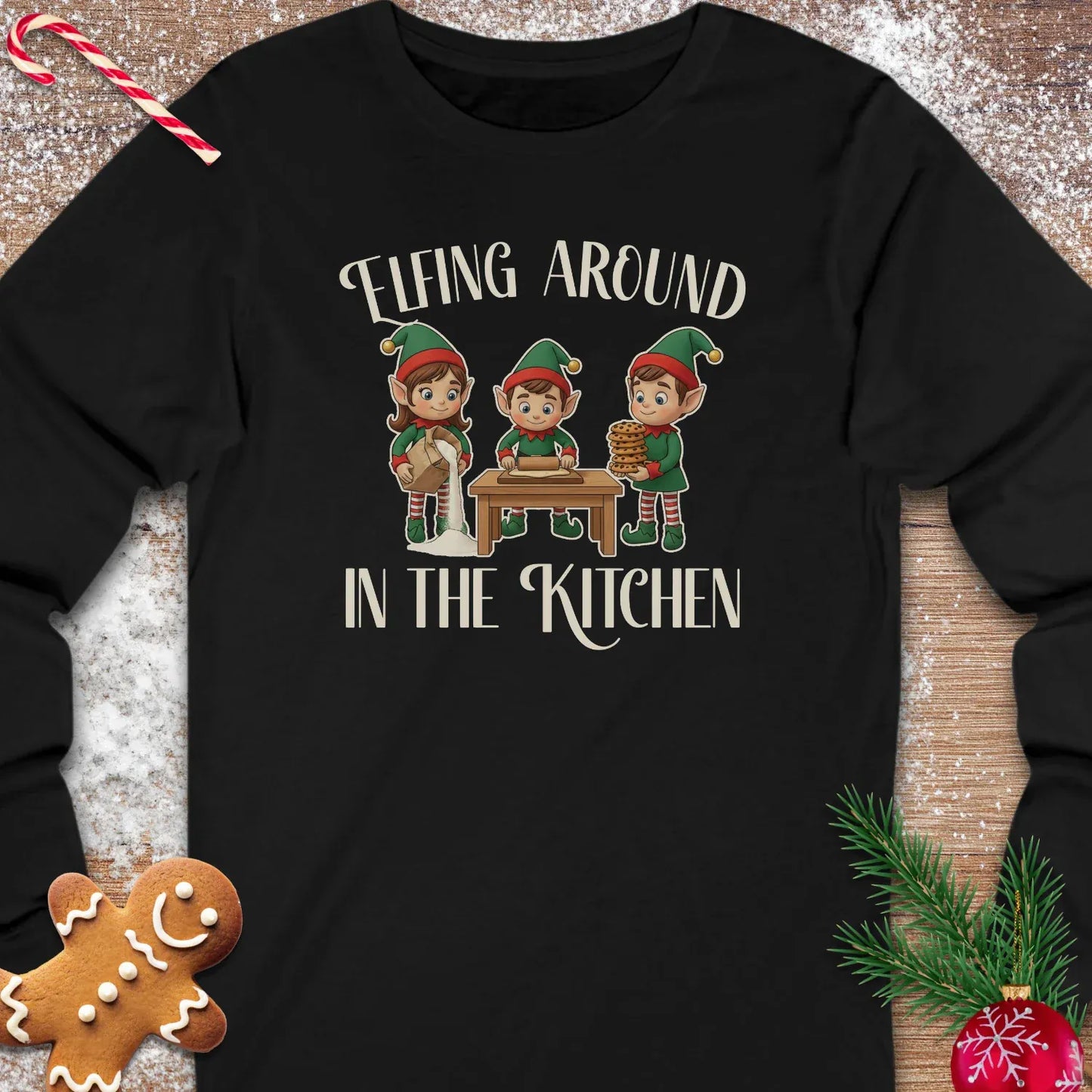 Elfing Around Long Sleeve Tee