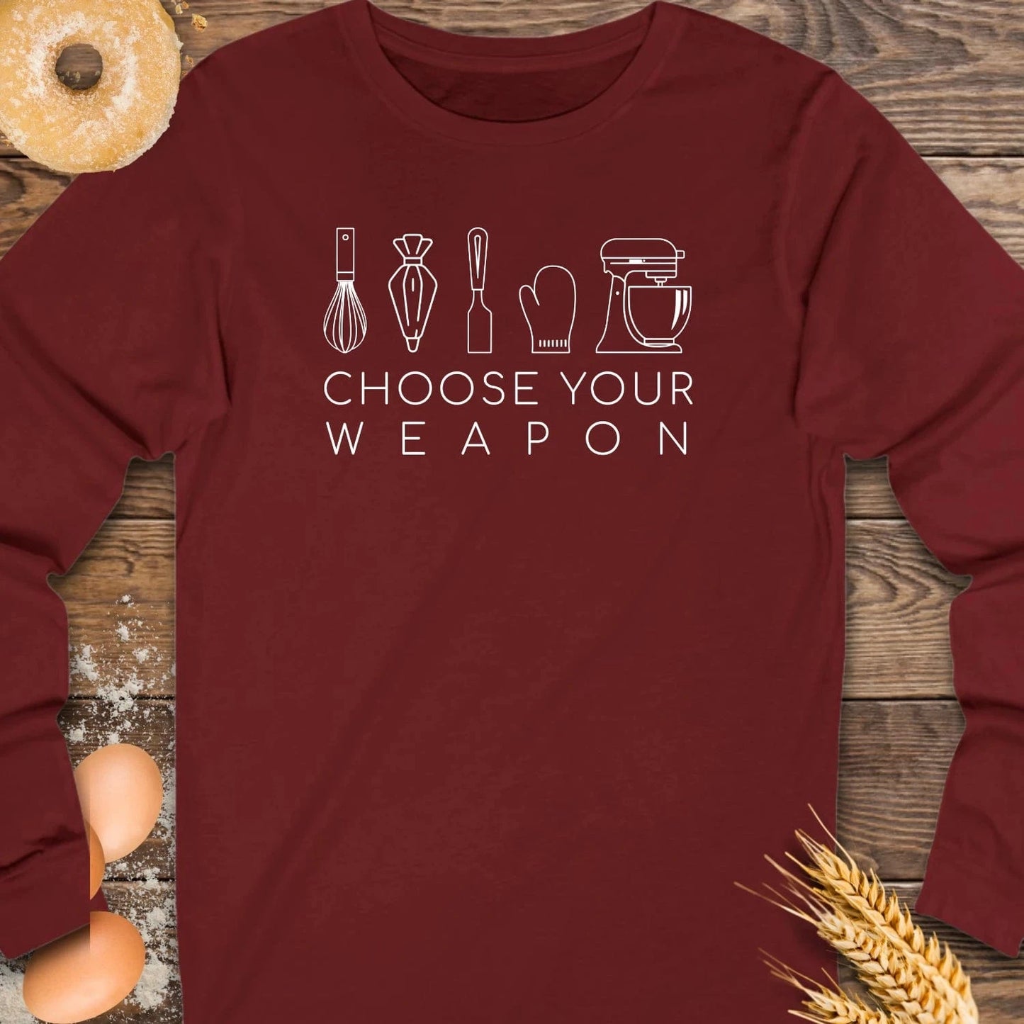 Choose Your Weapon Long Sleeve Tee