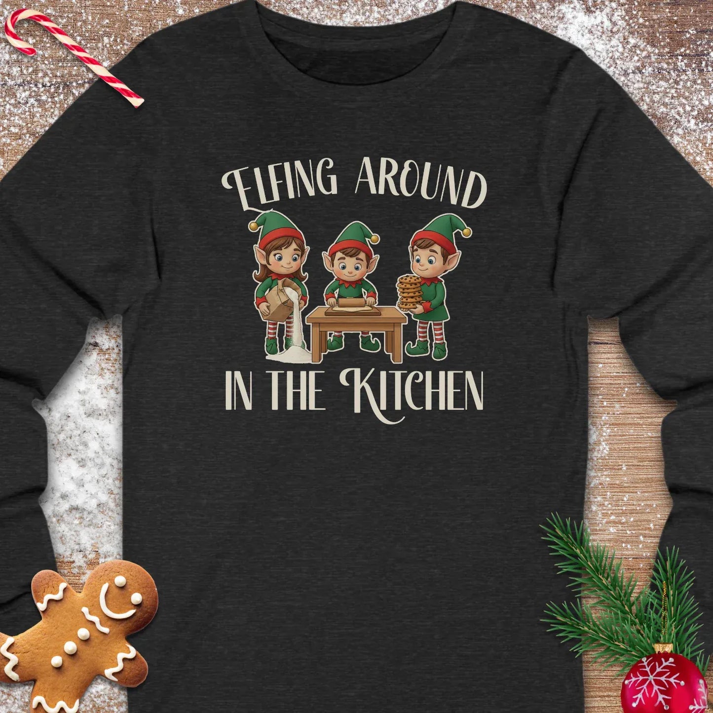 Elfing Around Long Sleeve Tee