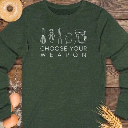 Choose Your Weapon Long Sleeve Tee