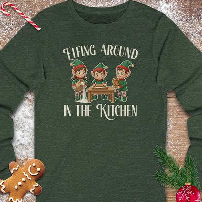 Elfing Around Long Sleeve Tee