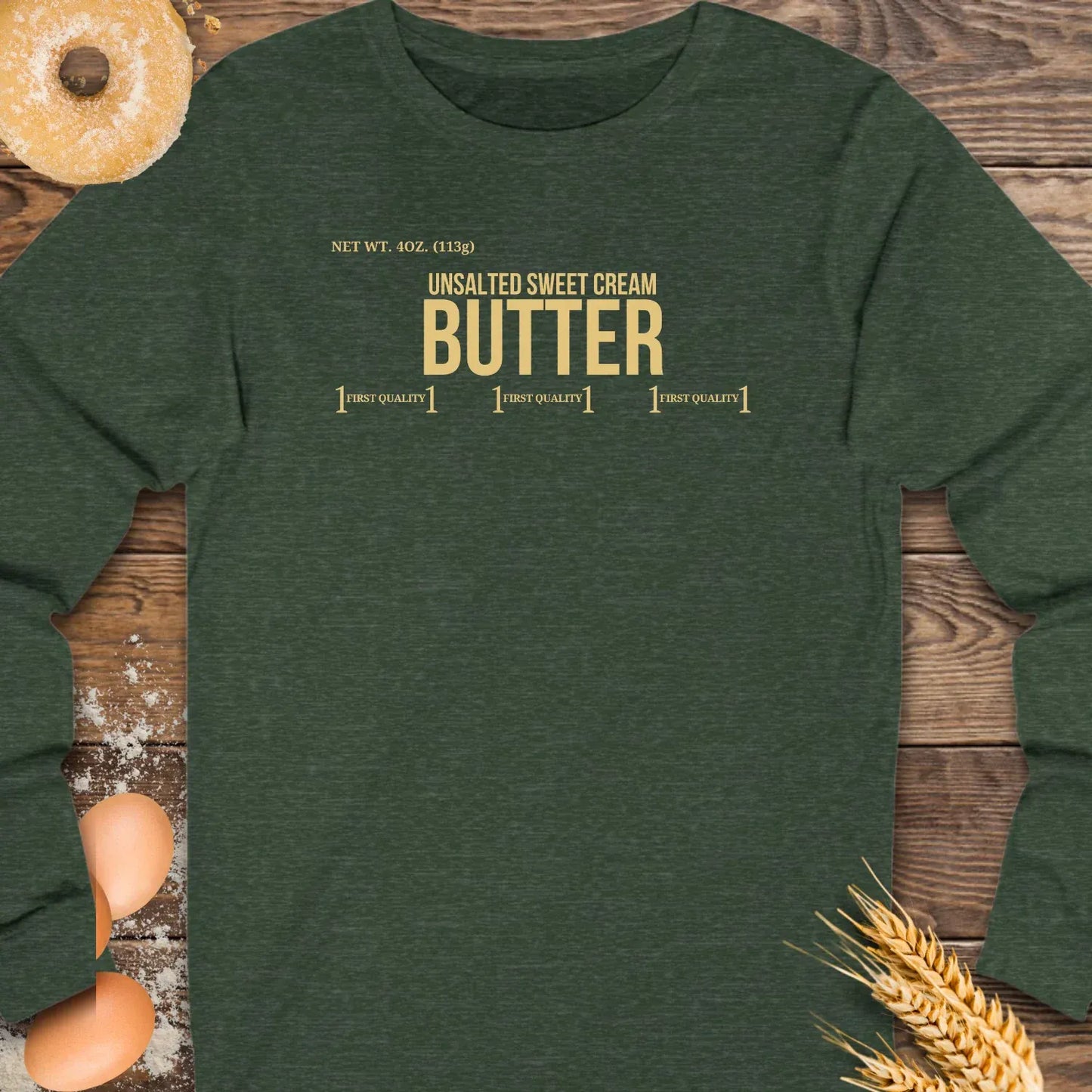 Unsalted Butter Long Sleeve Tee