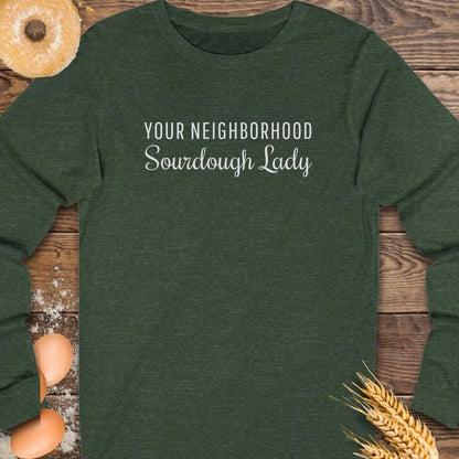 Neighborhood Sourdough Lady Long Sleeve Tee