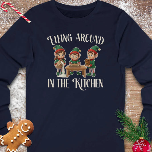 Elfing Around Long Sleeve Tee
