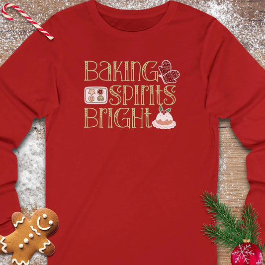 Baking Spirits Bright Long Sleeve Tee