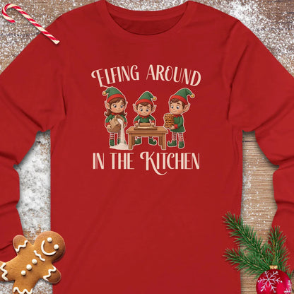 Elfing Around Long Sleeve Tee