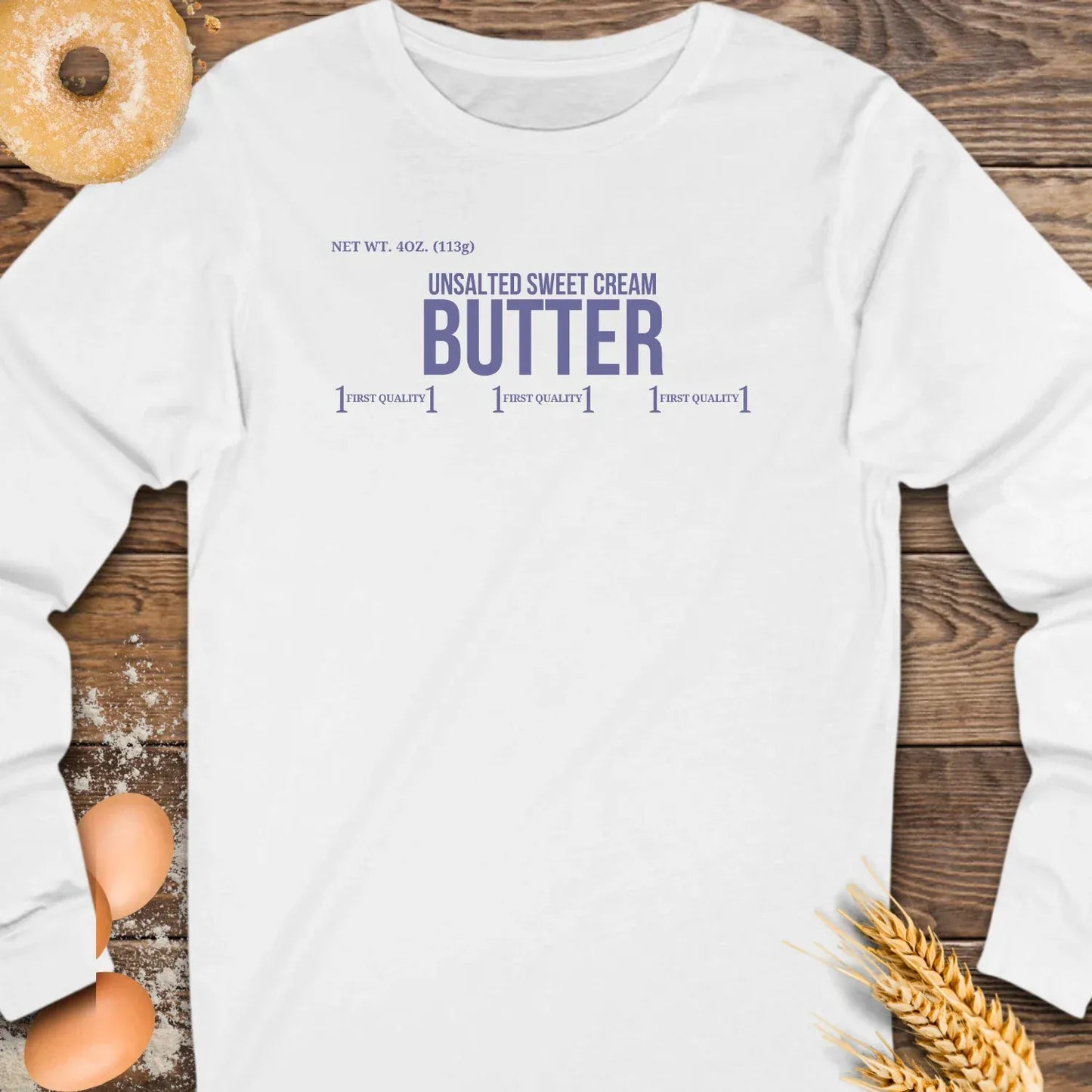 Unsalted Butter Long Sleeve Tee