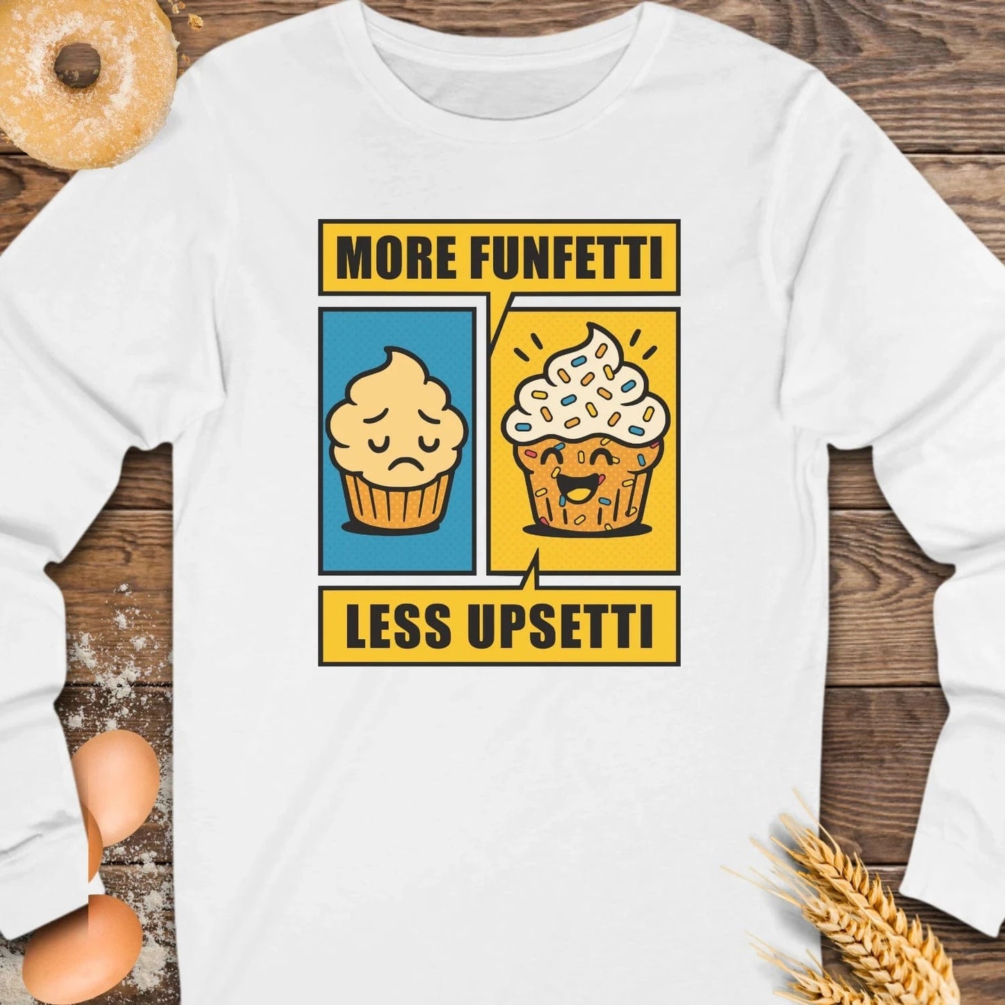 More Funfetti Long Sleeve Tee
