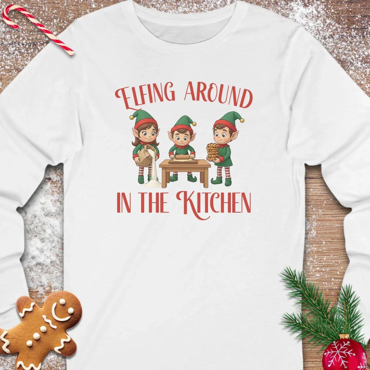 Elfing Around Long Sleeve Tee