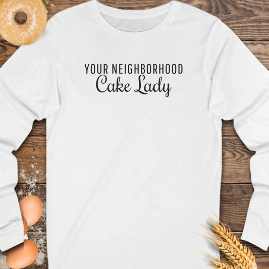 Neighborhood Cake Lady Long Sleeve Tee