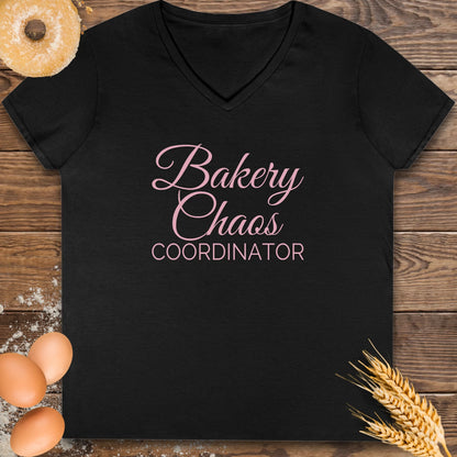 Bakery Chaos V-Neck T-Shirt