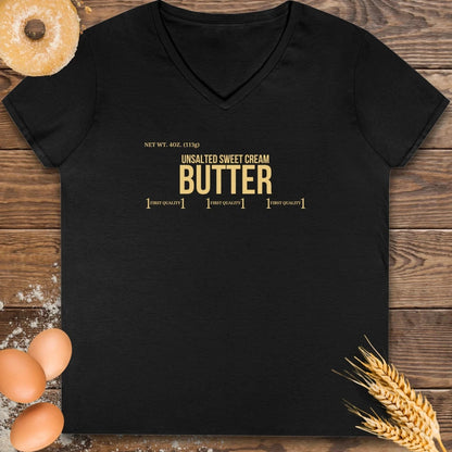 Unsalted Butter V-Neck