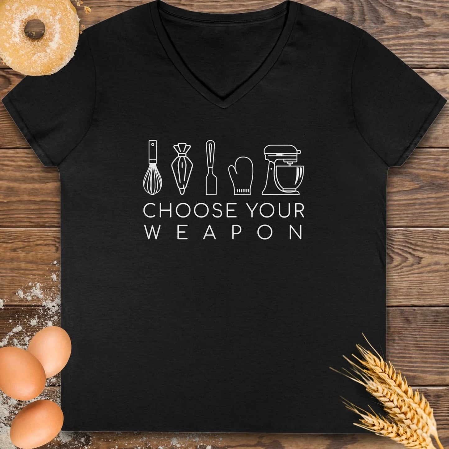 Choose Your Weapon V-Neck T-Shirt