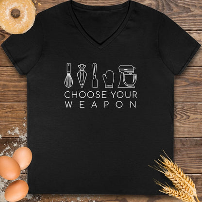 Choose Your Weapon V-Neck T-Shirt