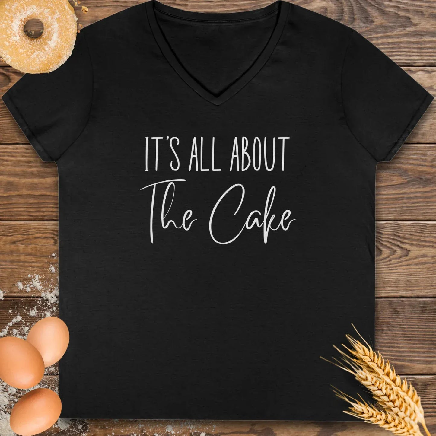 About Cake V-Neck