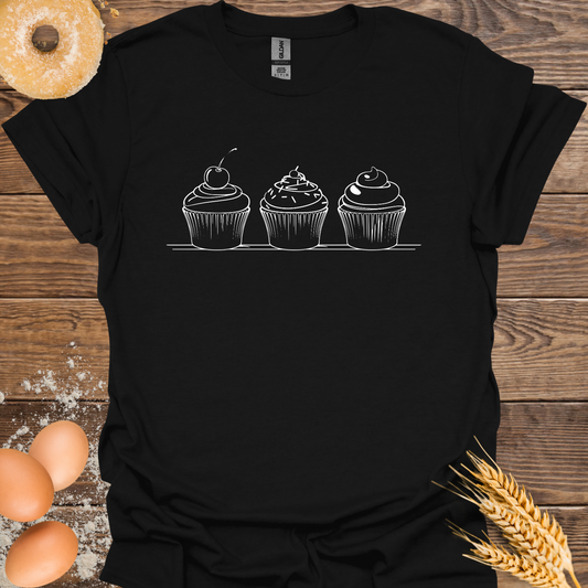 Trio of Cupcakes T-Shirt