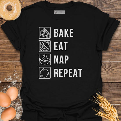 Bake Eat Nap Repeat T-Shirt