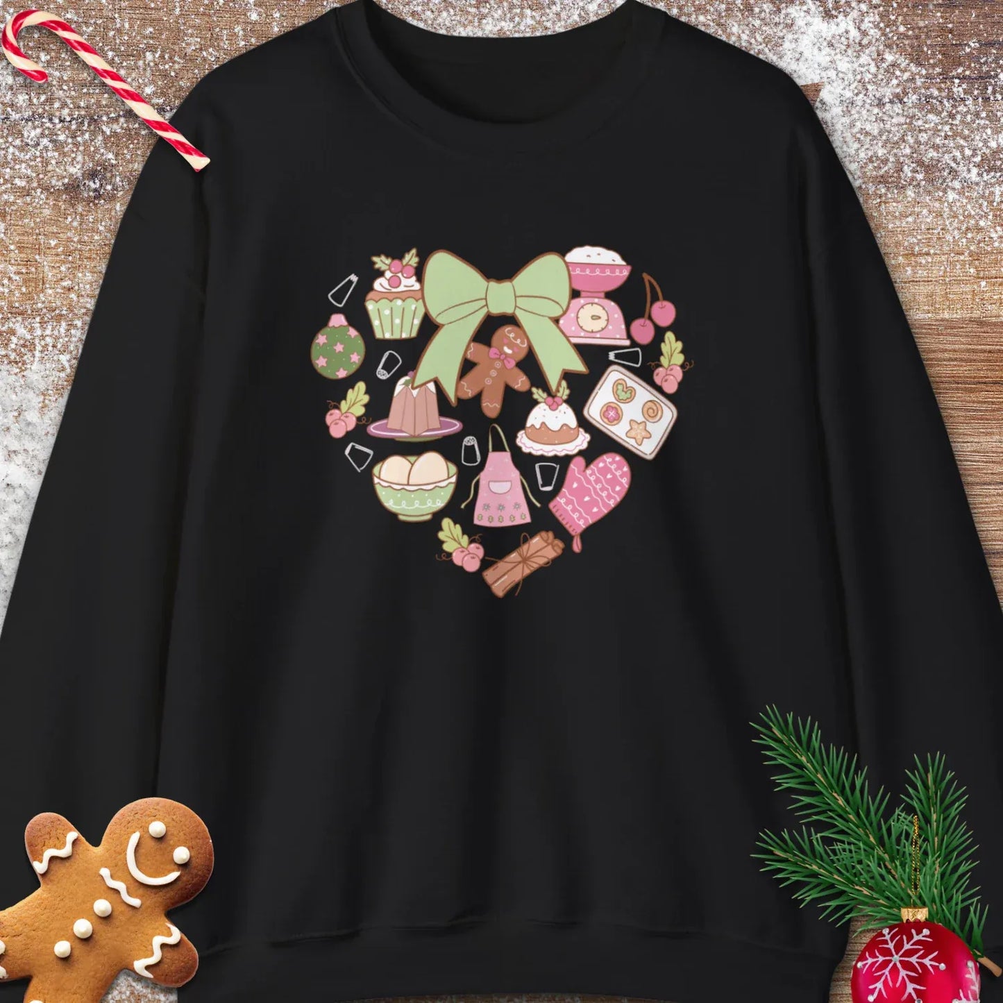 Christmas Heart Sweatshirt