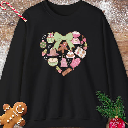 Christmas Heart Sweatshirt