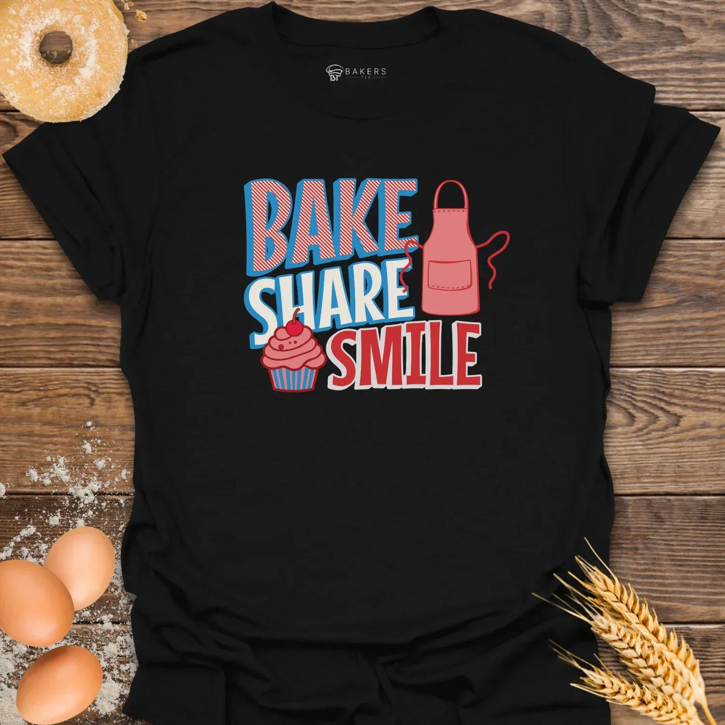Bake Share Smile T-Shirt
