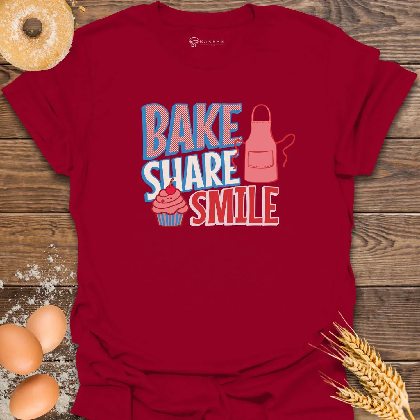 Bake Share Smile T-Shirt