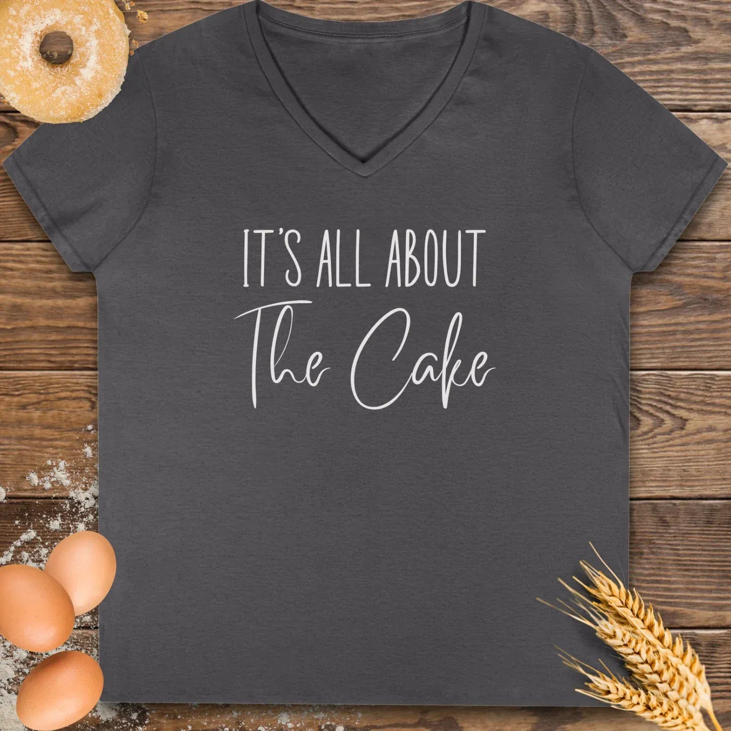 About Cake V-Neck