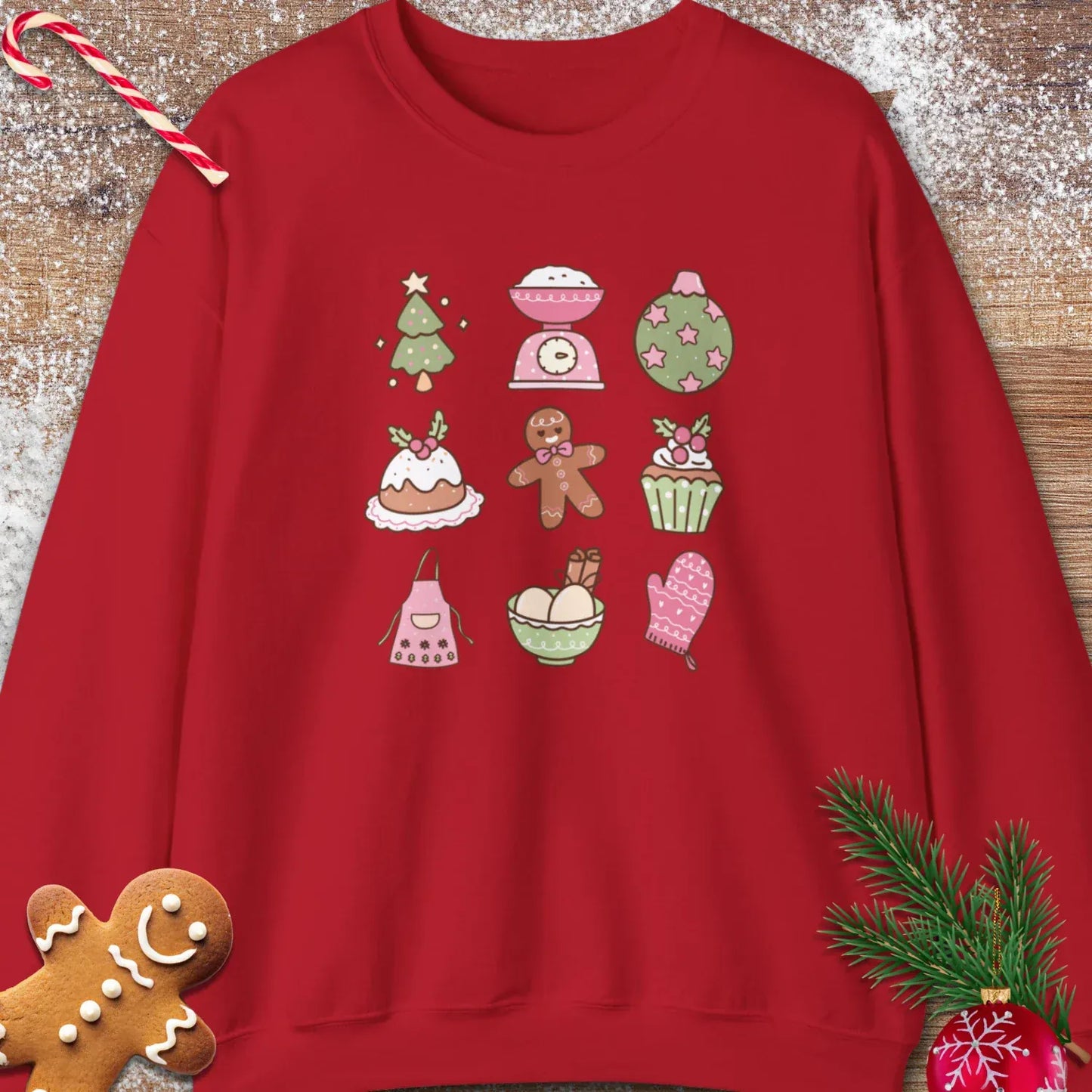 Christmas Grid Sweatshirt