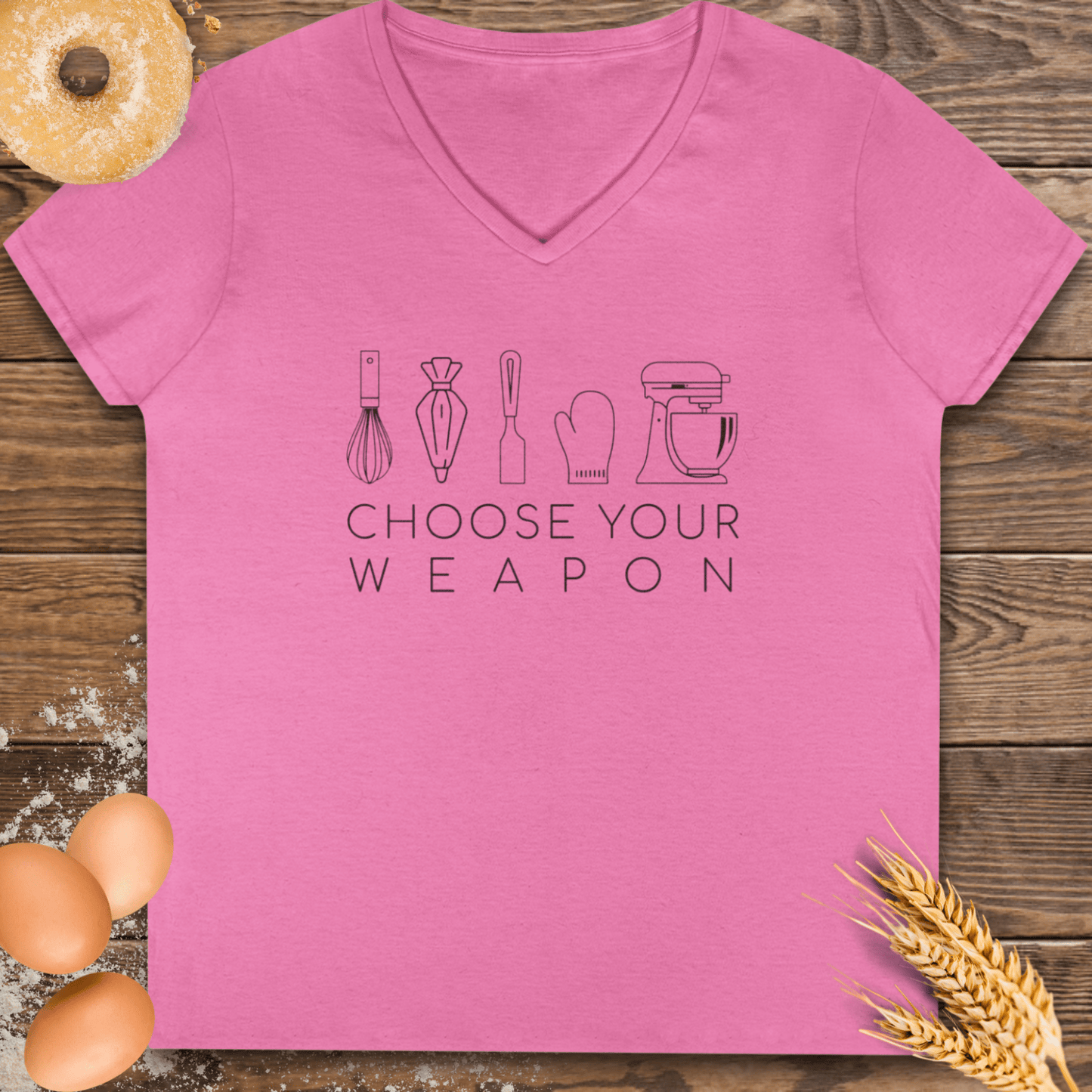 Choose Your Weapon V-Neck T-Shirt