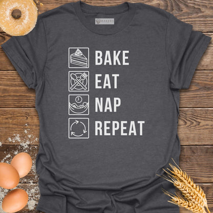 Bake Eat Nap Repeat T-Shirt
