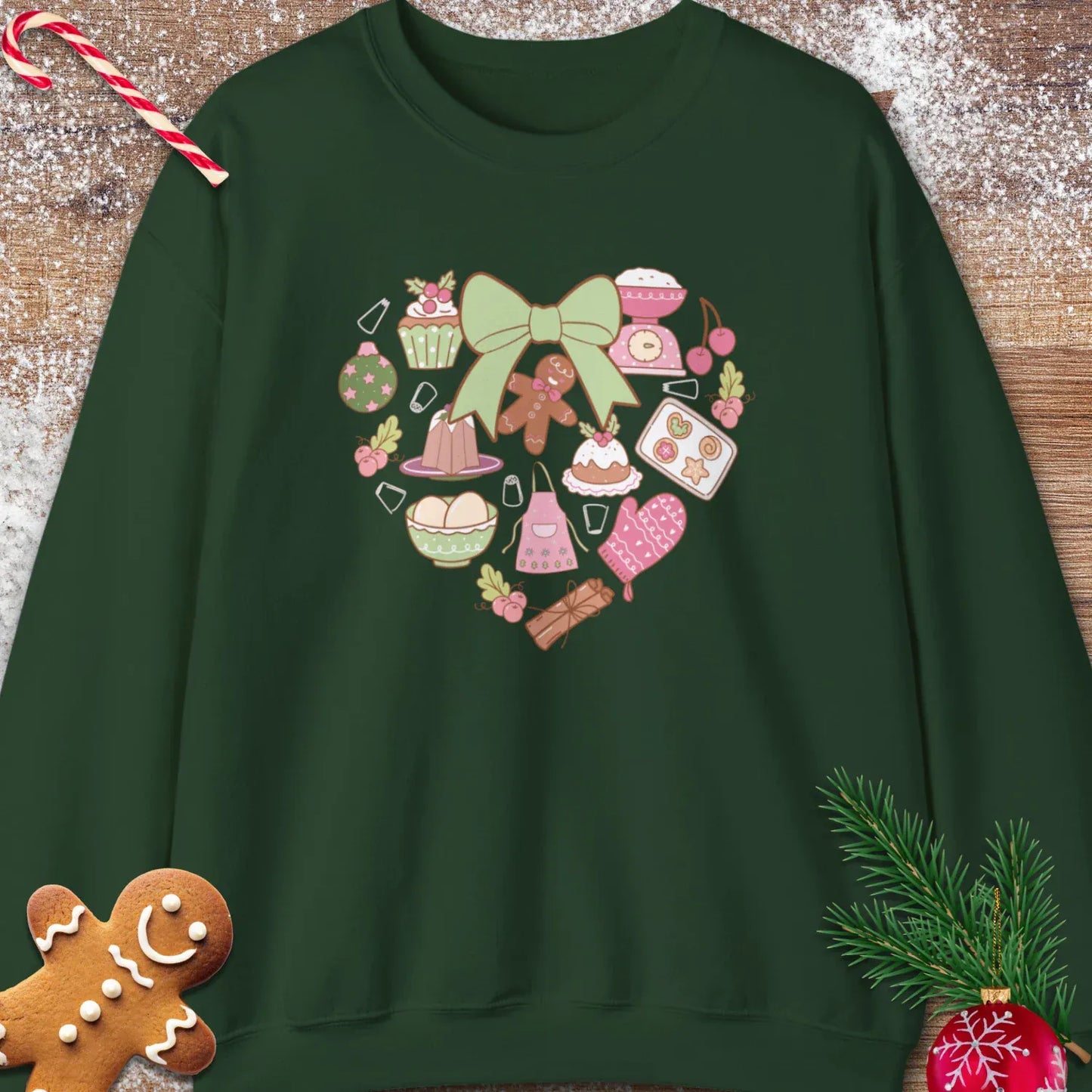 Christmas Heart Sweatshirt