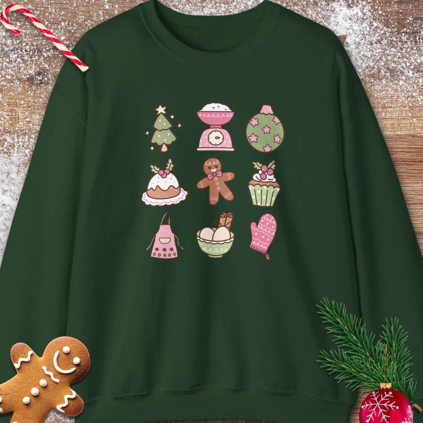 Christmas Grid Sweatshirt