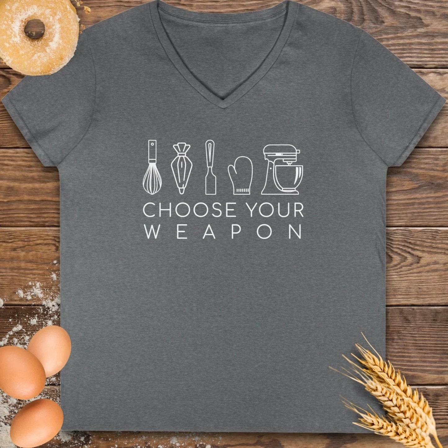 Choose Your Weapon V-Neck T-Shirt