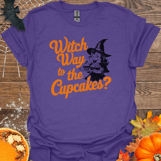 Witch Way Cupcakes T-Shirt