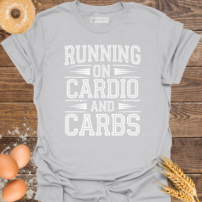 Running on Cardio and Carbs T-Shirt