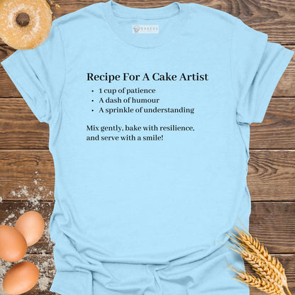 Recipe for a Cake Artist T-Shirt