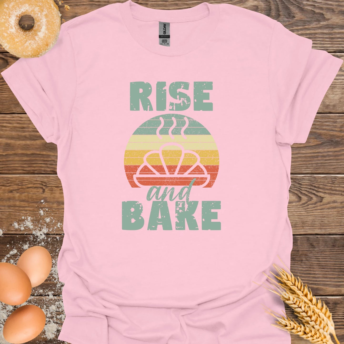 Rise and Bake Sunrise Croissant T-Shirt