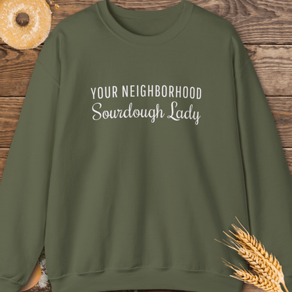 Neighborhood Sourdough Lady Sweatshirt