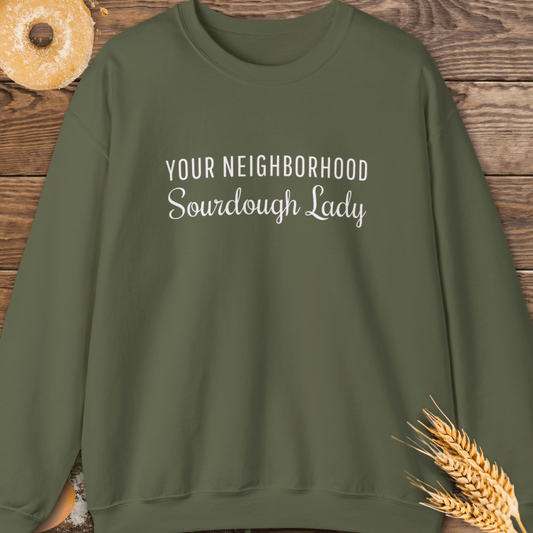 Neighborhood Sourdough Lady Sweatshirt