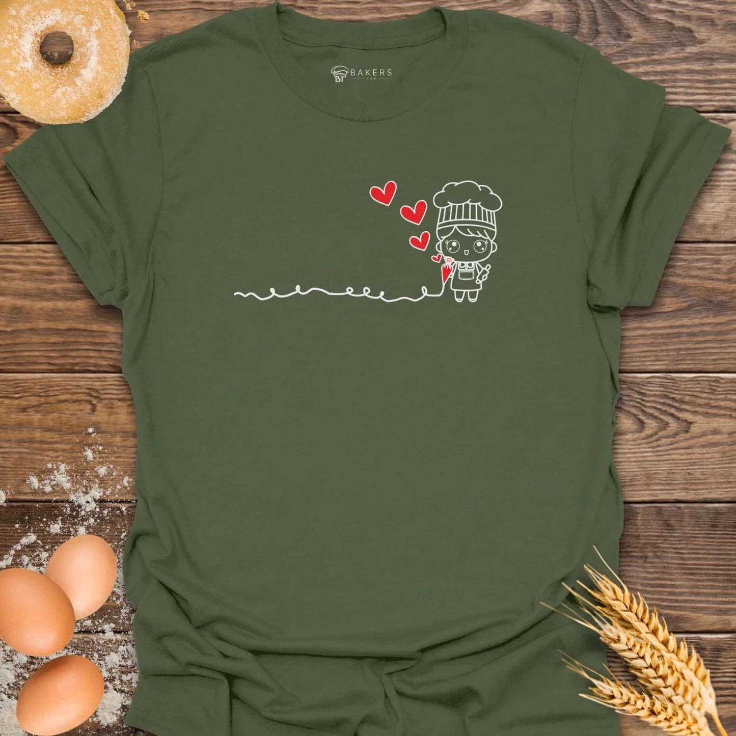 Piping Love T-Shirt